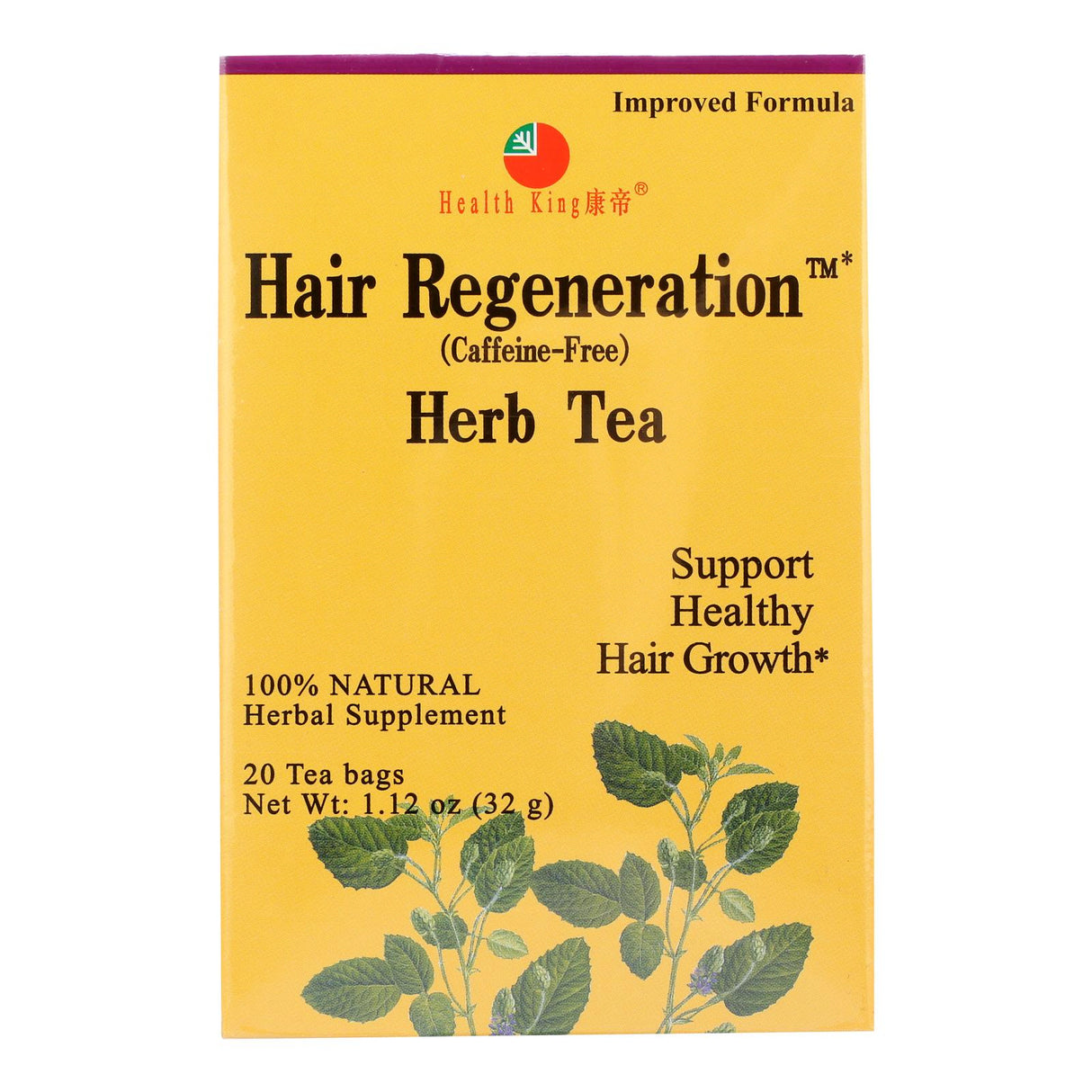 Health King Hair Regeneration Herbal Tea (Pack of 20) - Cozy Farm