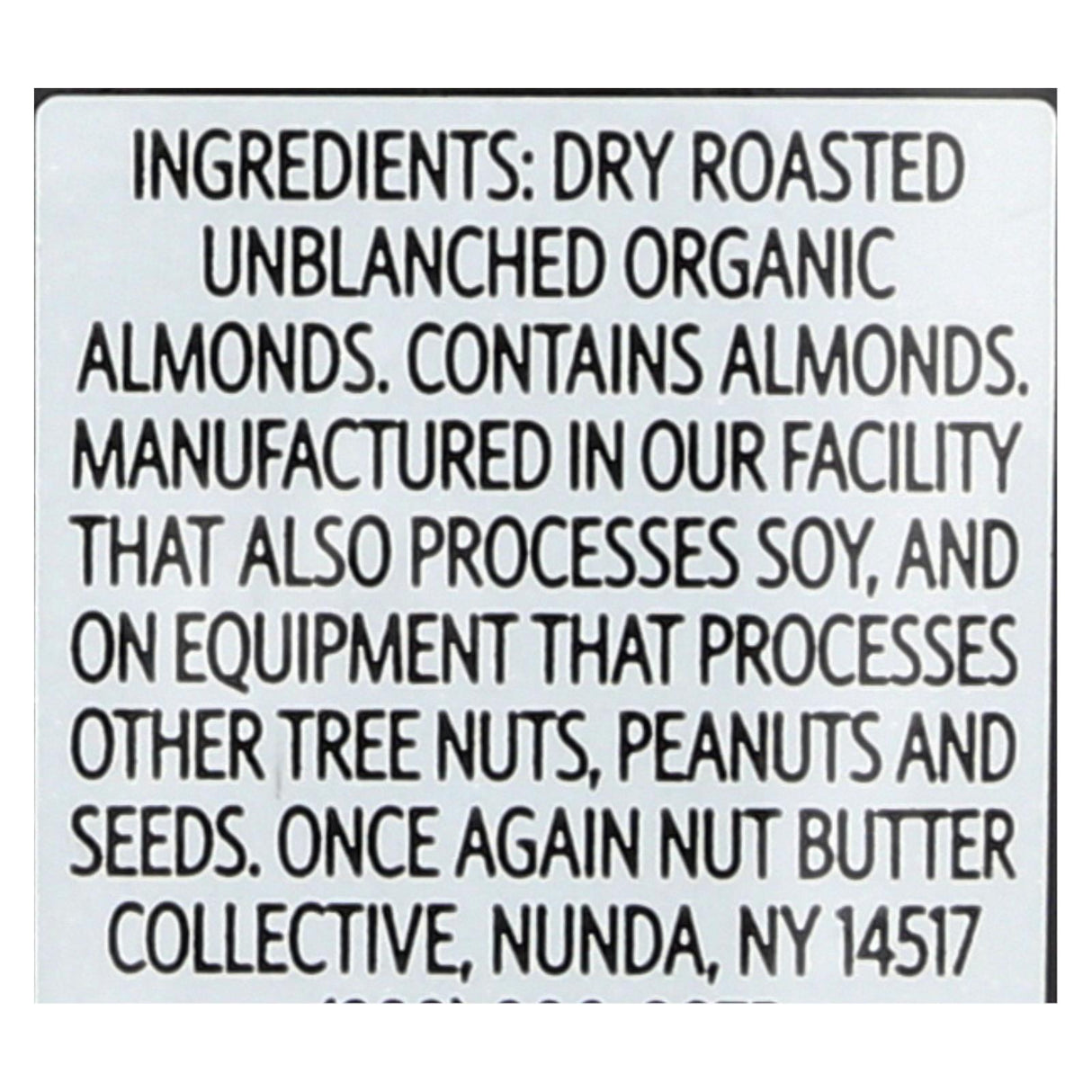 Once Again Organic Original Squeeze Pack Almond Butter, 10-Pack, 1.15 Oz - Cozy Farm