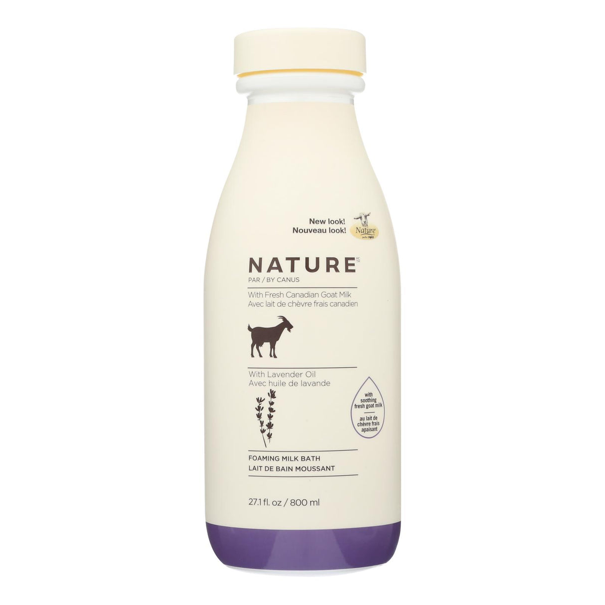 Nature By Canus Goats Milk Bath Foam Lavender (27.1 Fl Oz) - Cozy Farm
