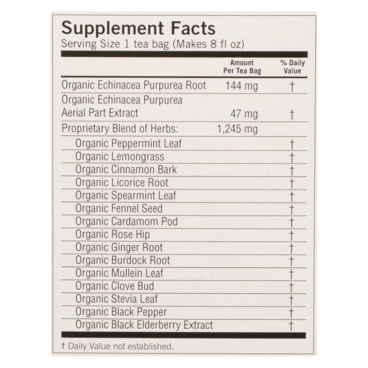 Yogi Immune Support Tea: Echinacea, Elderberry & Rose Hips (16 Tea Bags/Pack, Pack of 6) - Cozy Farm