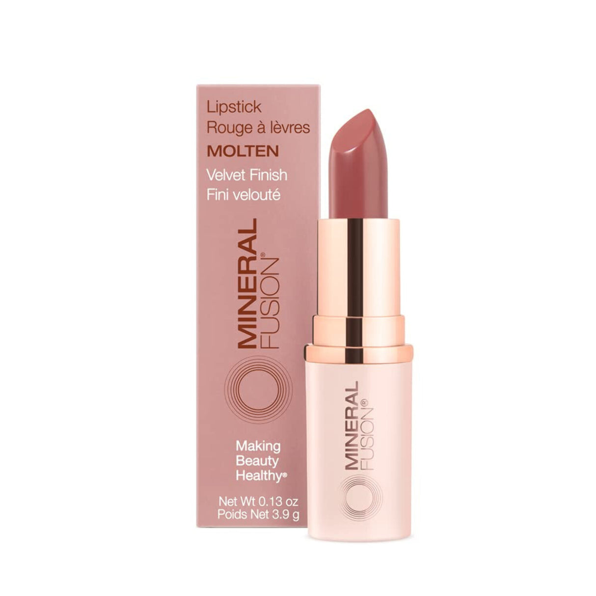 Mineral Fusion Lipstick Molten - 0.137 Oz - Cozy Farm