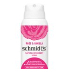 Schmidt's Rose Vanilla Dry Spray Deodorant - 3.2 oz - Cozy Farm