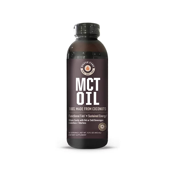Rapid Fire MCT Oil 100% Coconut - 15 fl oz - Cozy Farm