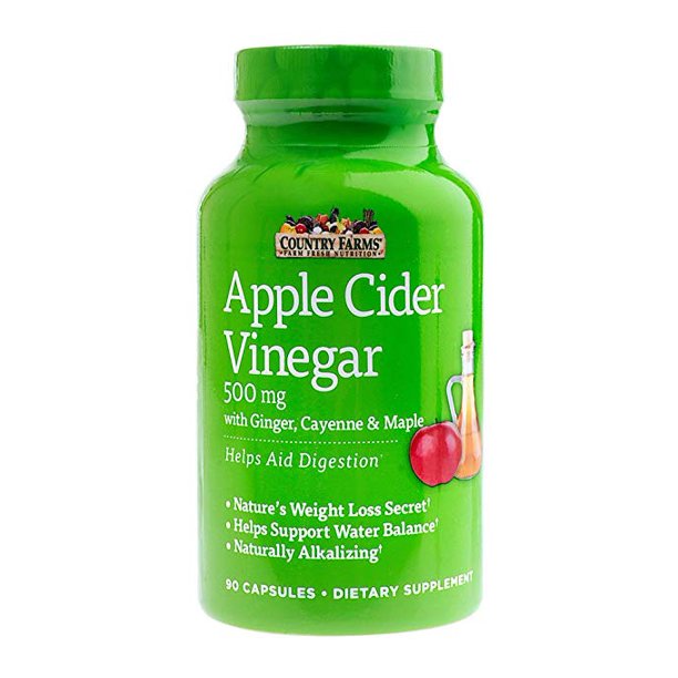 Country Farms Apple Cider Vinegar Capsules (90 Count) - Cozy Farm