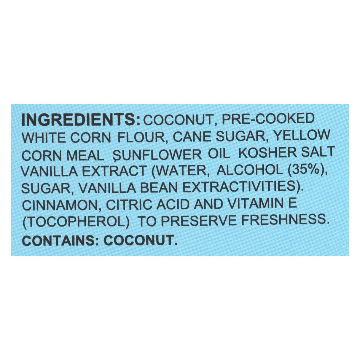 Craize Corn Crisps Coconut Toastd, 0.9 oz. (Pack of 6) - Cozy Farm