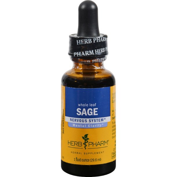 Herb Pharm Sage White Liquid Extract - 1 Fl Oz - Cozy Farm