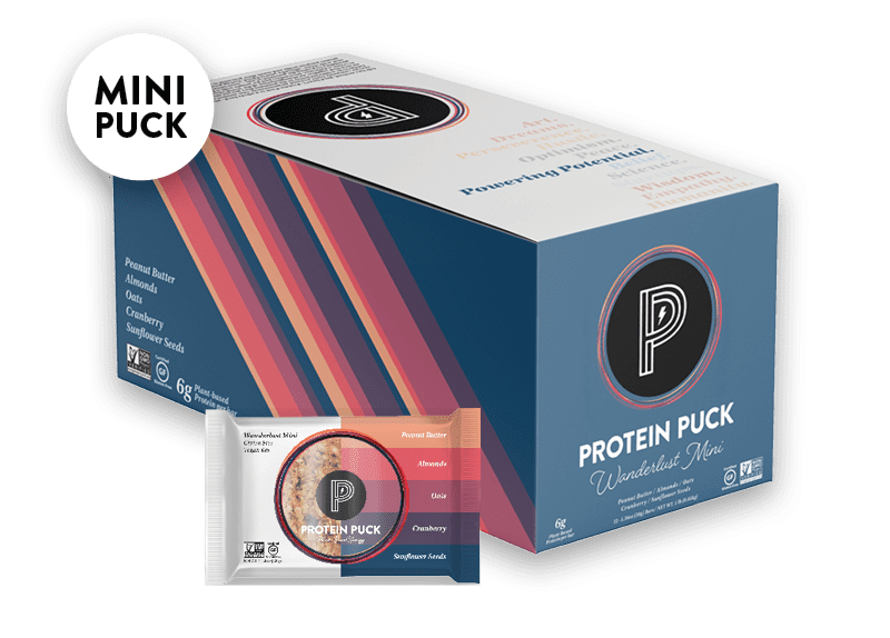 Bar Wndrlst Protein Puck Peanut Butter Cranberry - 1.34 oz, 12 Pack - Cozy Farm
