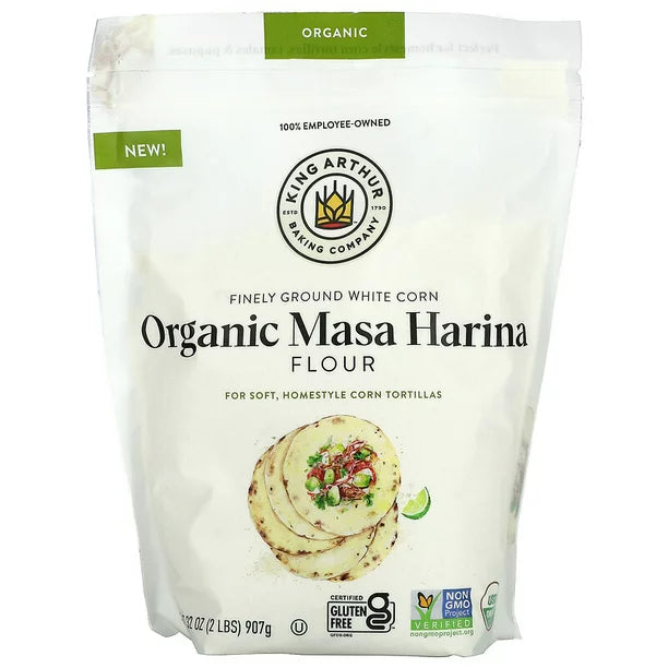 King Arthur Baking Company Organic Masa Harina Flour 4 x 32oz Bags - Cozy Farm