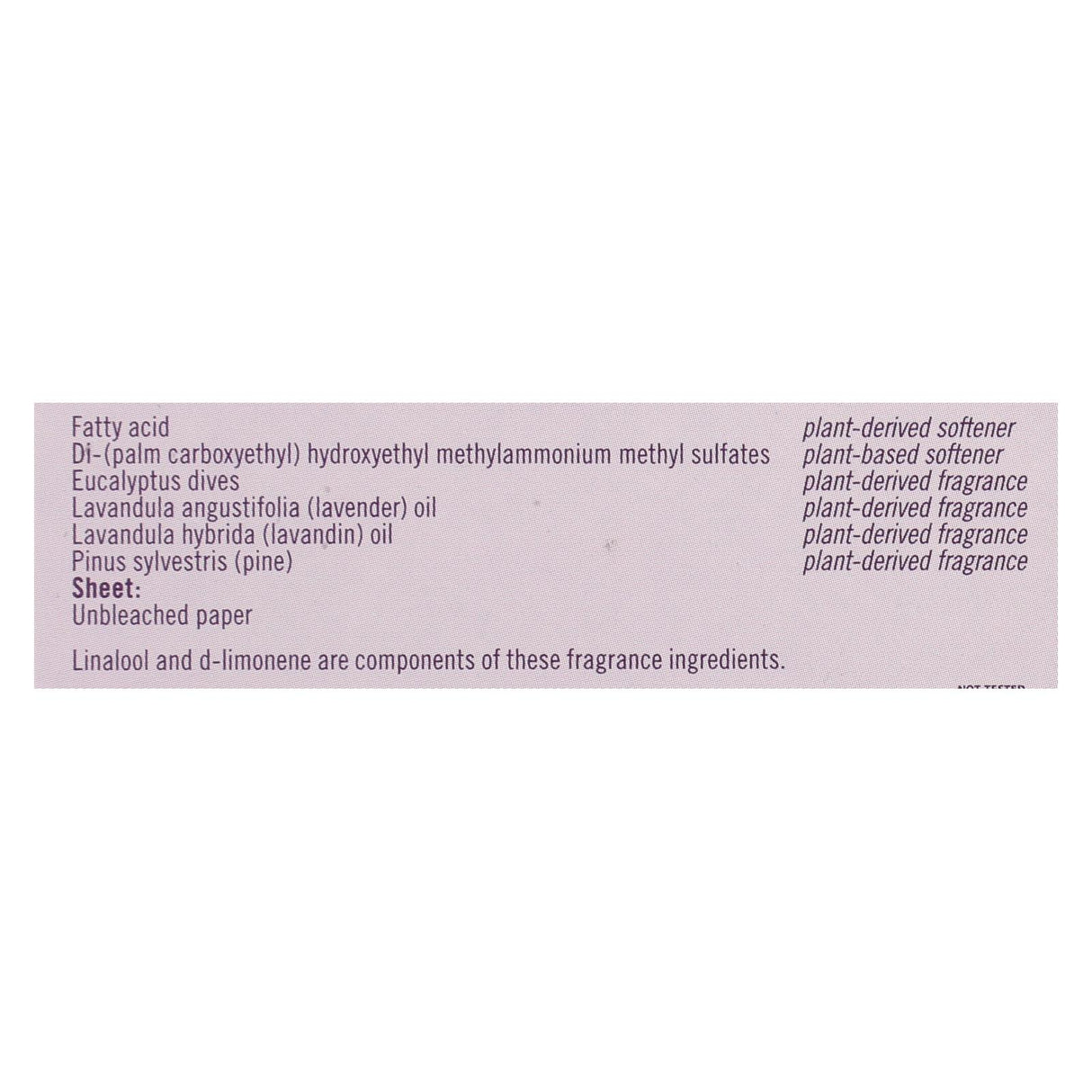 Seventh Generation Eucalyptus & Lavender Fabric Softener Sheets (Pack of 4) - Cozy Farm