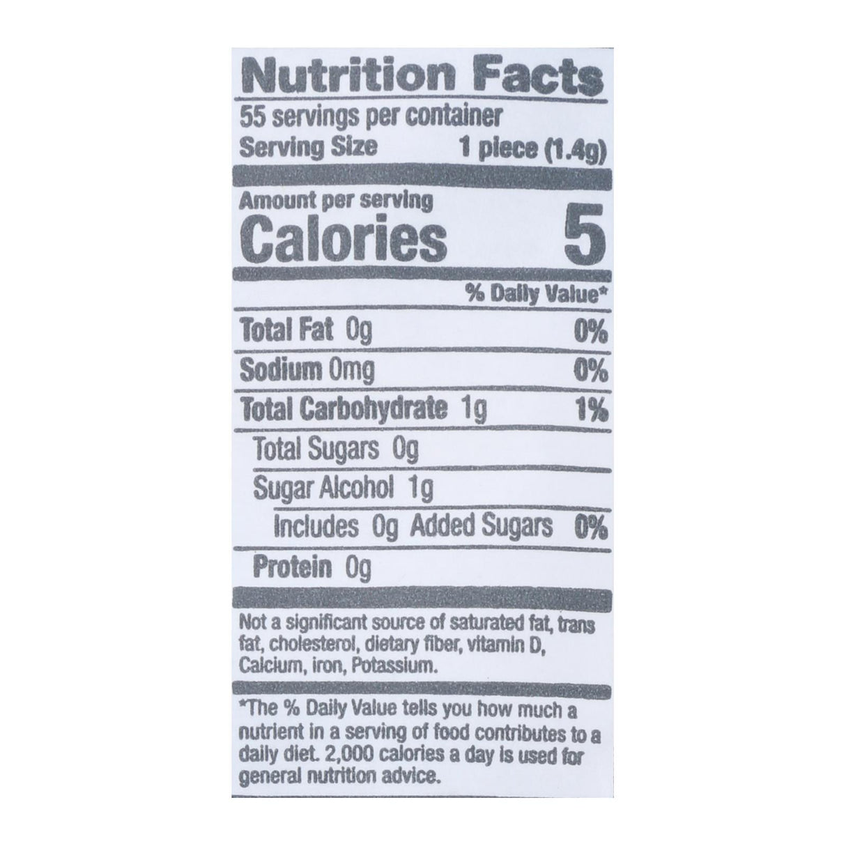 Glee Gum Sugar Free Mint Peach Chewing Gum (330 Ct) - Cozy Farm