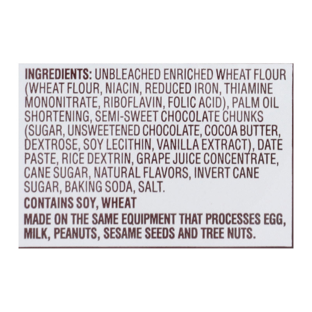 Back To Nature Homestyle Chocolate Chunk Cookies (Pack of 6-8oz) - Cozy Farm