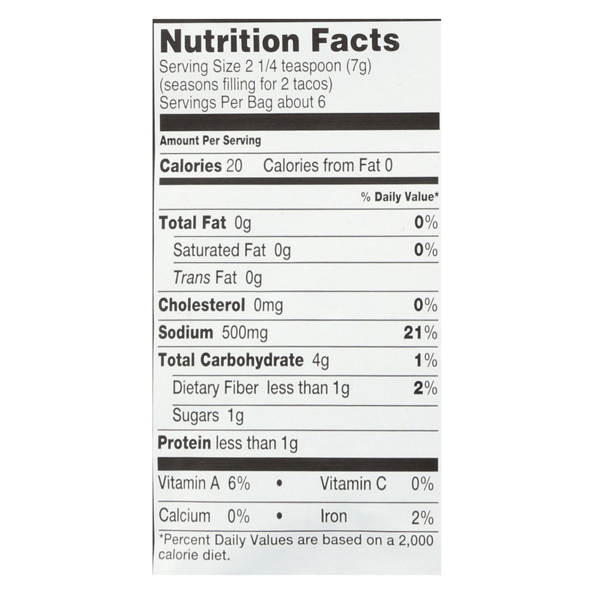 Garden of Eatin' Taco Seasoning Mix (12 Pack, 1.4oz Each) - Cozy Farm