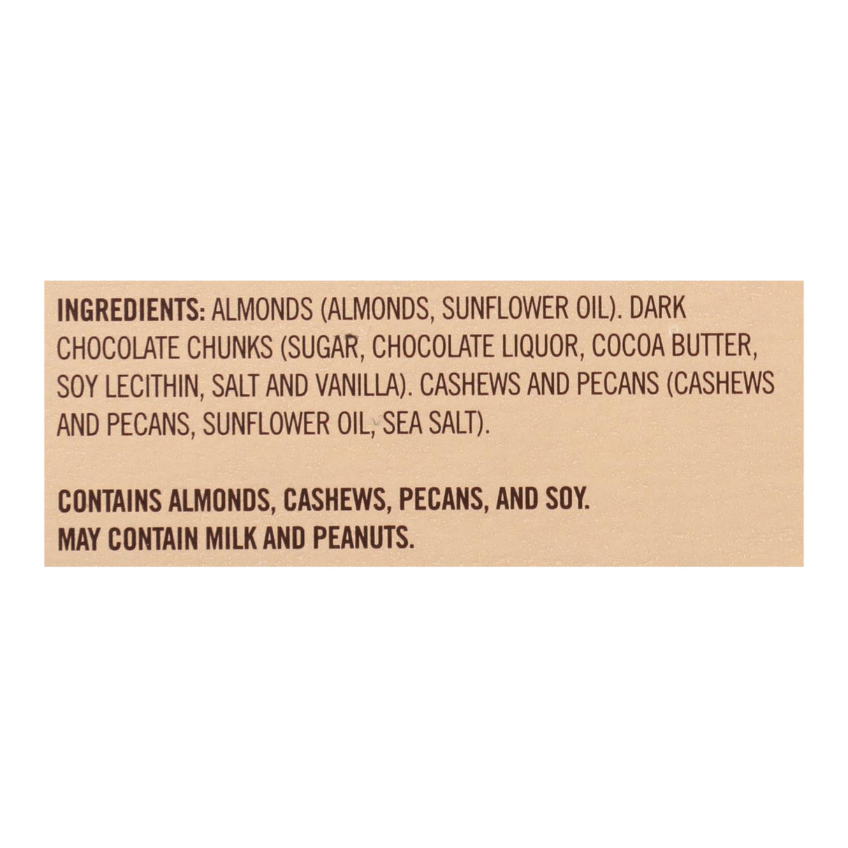 Second Nature Dark Chocolate Nut Medley (Pack of 4 - 1.25 Oz) - Cozy Farm