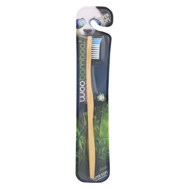 Woobamboo Super Soft Adult Toothbrush - 12ct Pack - Cozy Farm