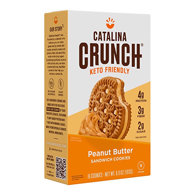 Catalina Crunch Peanut Butter Cookie Sandwich (Pack of 6) - Cozy Farm