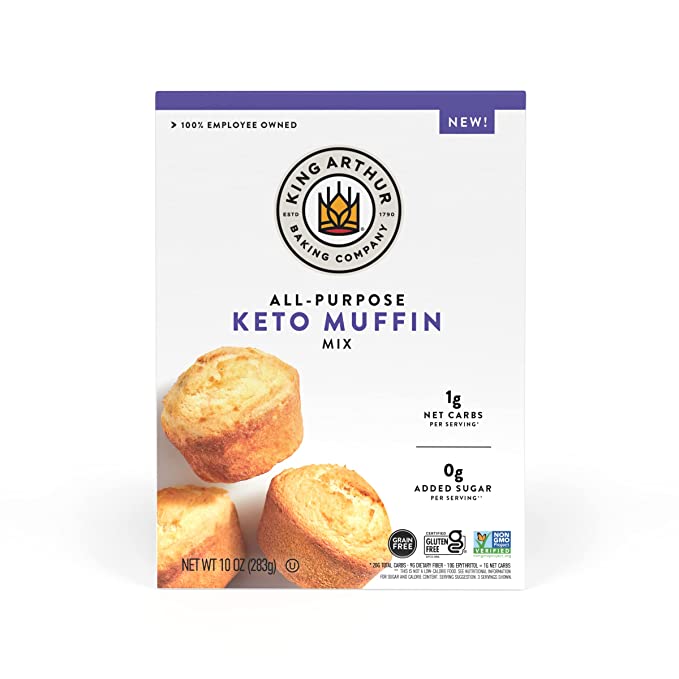King Arthur Baking Company - Mix Muffin Keto (Pack of 8-10 Oz) - Cozy Farm