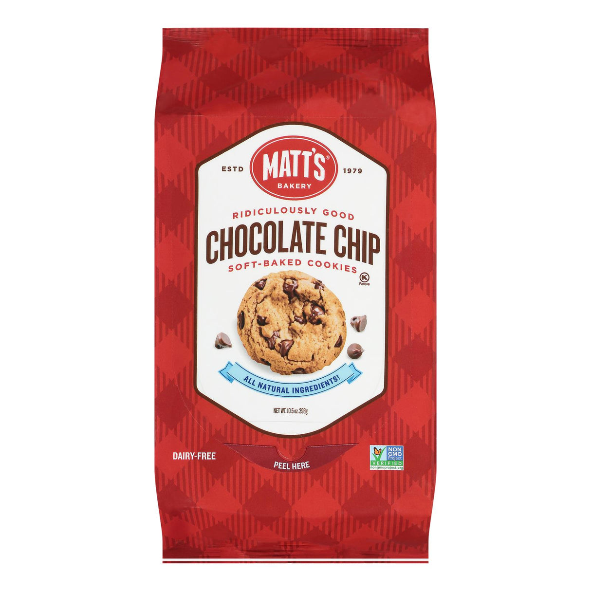 Matt's Cookies Chocolate Chip Cookies, 6-Count 10.5 oz Packs - Cozy Farm