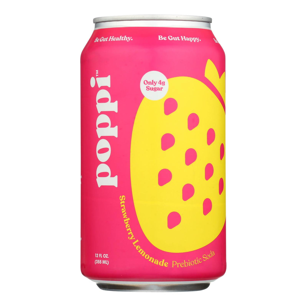 Poppi Prebiotic Soda: Strawberry Lemon (Pack of 12) - Cozy Farm