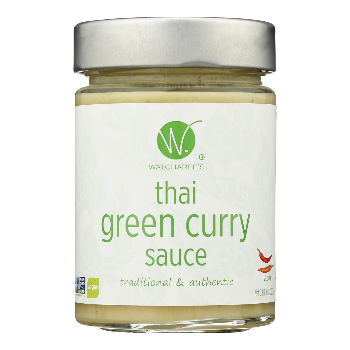 Watcharee's Thai Green Curry Sauce, 9.8 Fl Oz (Pack of 6) - Cozy Farm