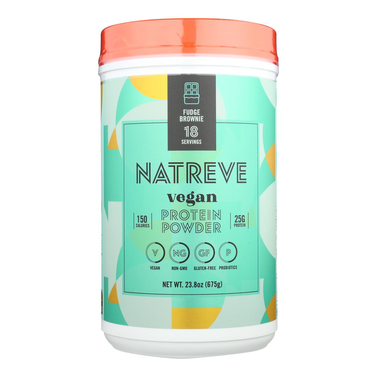 Natreve Premium Protein Powder, Fudge Brownie, 4-23.8 Oz Pouches - Cozy Farm
