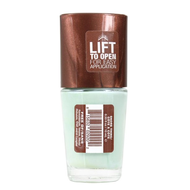 Mineral Fusion Nail Polish - Shore Thing, .33 Oz Summery Blue - Cozy Farm