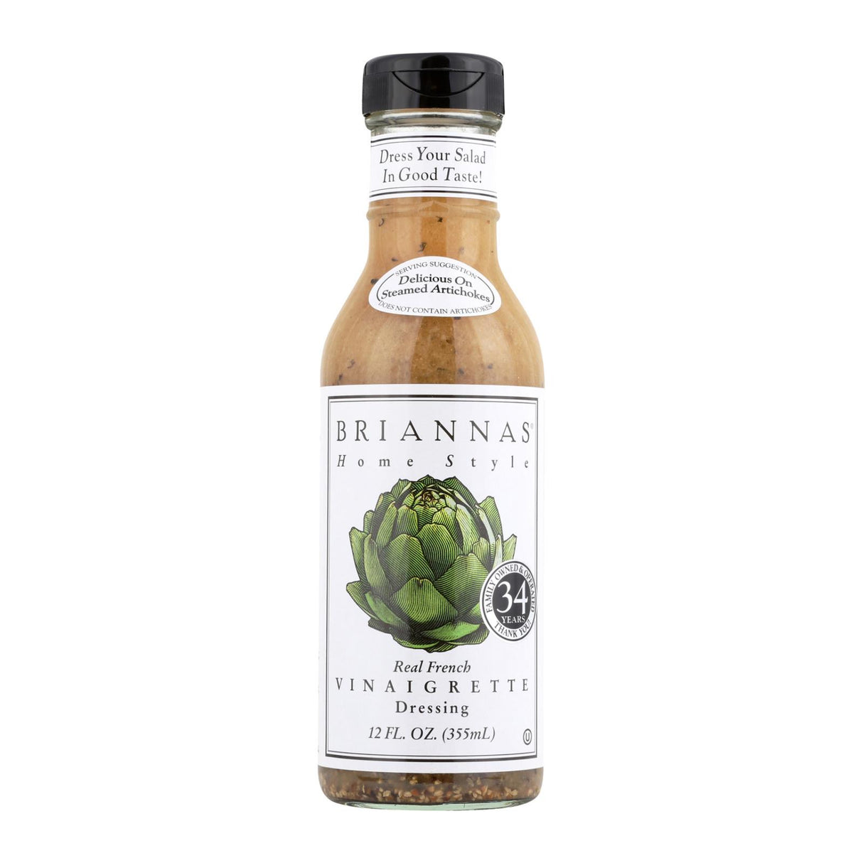 Brianna's Real French Vinaigrette Salad Dressing 6x 12 Fl Oz - Cozy Farm