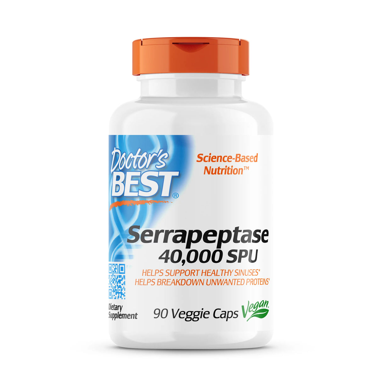 Doctor's Best Serrapeptase 90 Vegetable Capsules - Cozy Farm