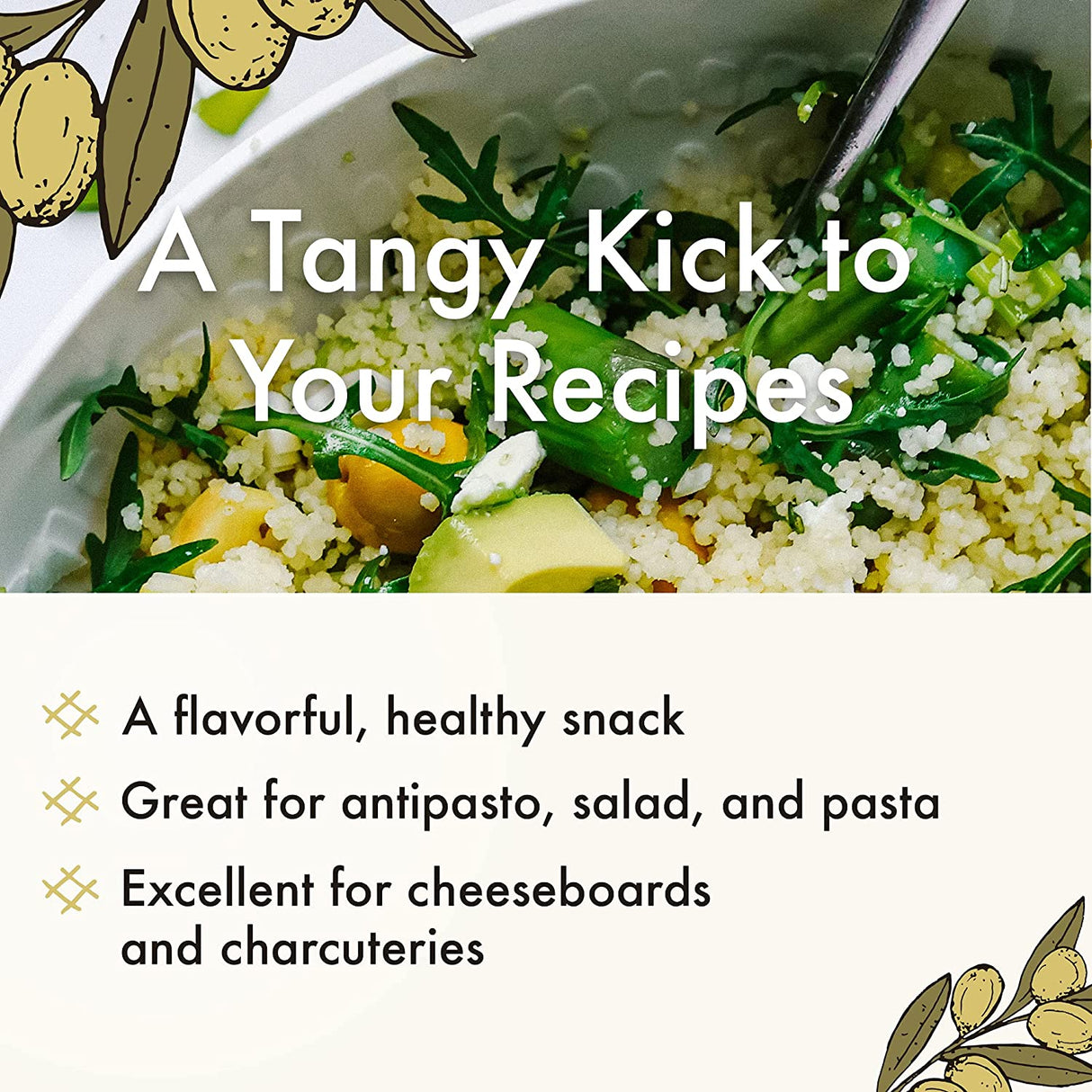 Casablanca Market Marrakech Spiced Olives (Pack of 6 - 10.5 Oz) - Cozy Farm