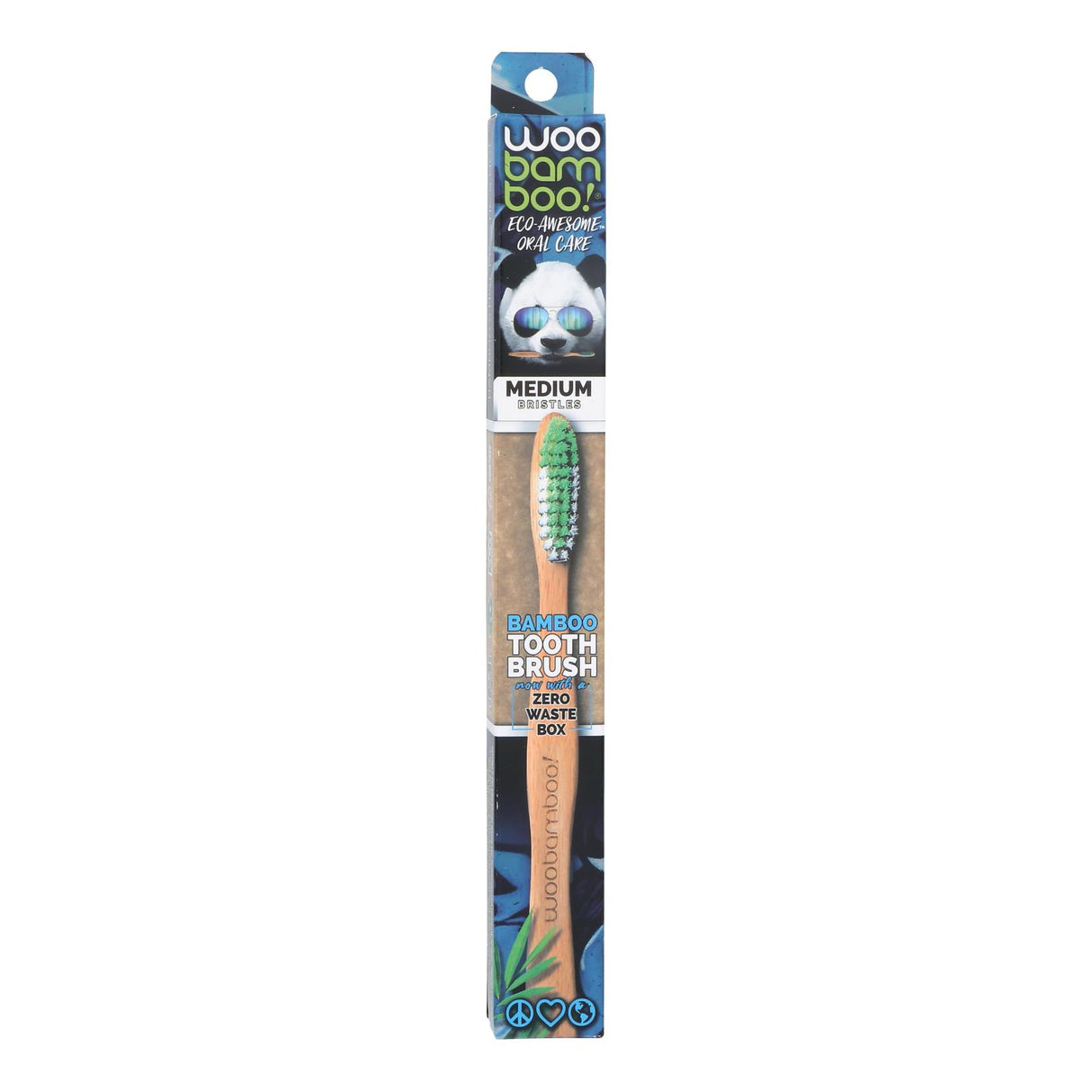Woobamboo Toothbrush Ad.med (12-Pack) - Cozy Farm