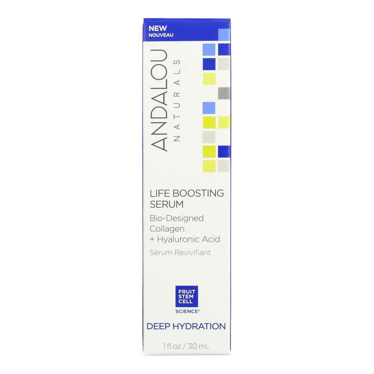 Andalou Naturals Deep Hydration Lifeboosting Serum - 1 Fl Oz - Cozy Farm