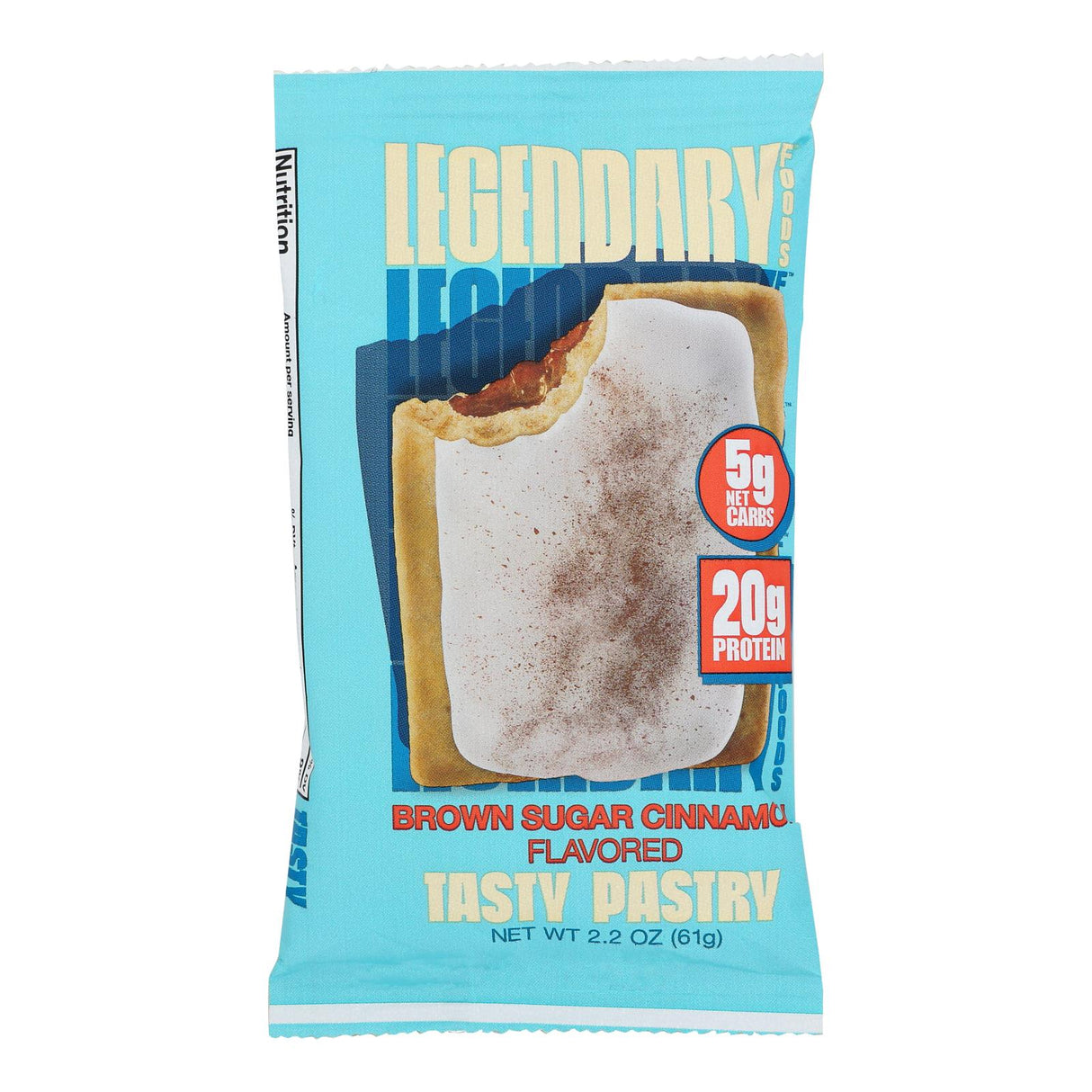 Legendary Foods - Tstr Pastry Cinnamon Brown Sugar Pouches (10 x 2.2 oz) - Cozy Farm