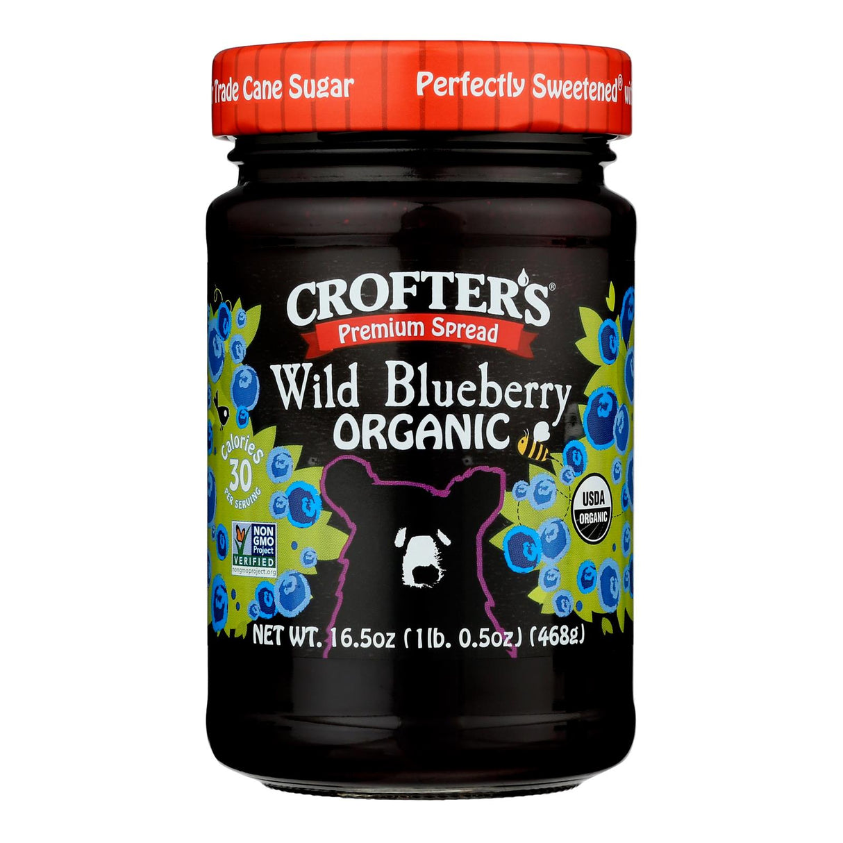 Crofters Premium Wild Blueberry Spread (Pack of 6 - 16.5oz) - Cozy Farm