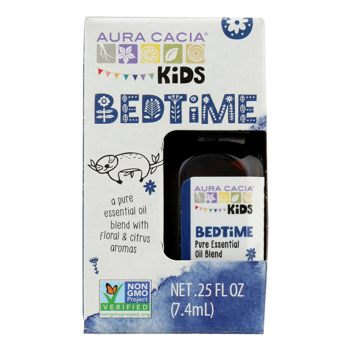 Aura Cacia Kids Bedtime Essential Oil Blend - 0.25 Fl Oz - Cozy Farm