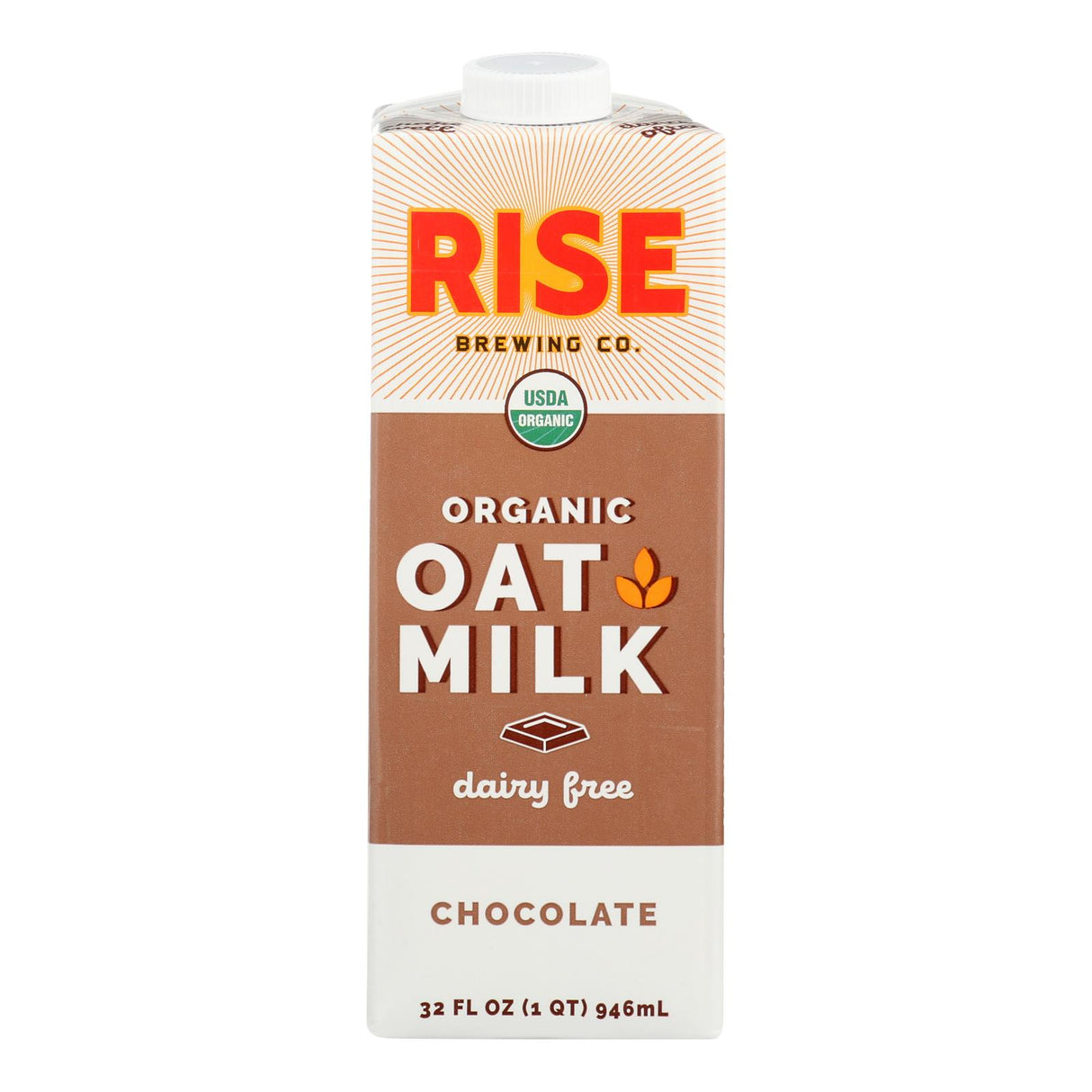 Cans Rise Brewing Co. Oatmilk Chocolate, 6 Pack, 32 Fl Oz Cans - Cozy Farm