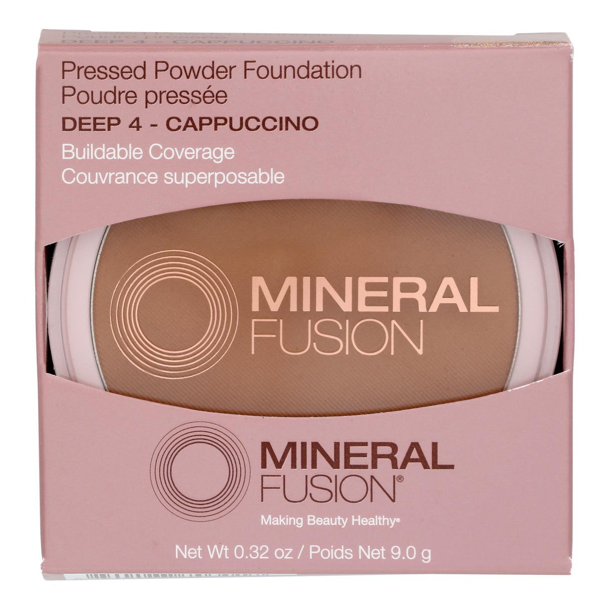 Mineral Fusion Pressed Base Makeup - Deep, 0.32 Oz (Pack of 4) - Cozy Farm