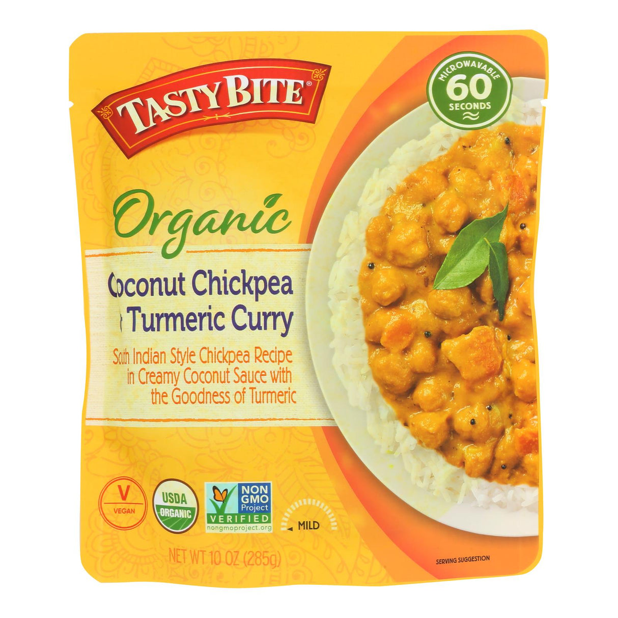 Tasty Bite - Coconut Chickpea Curry (6 Pack, 10 oz Each) - Cozy Farm