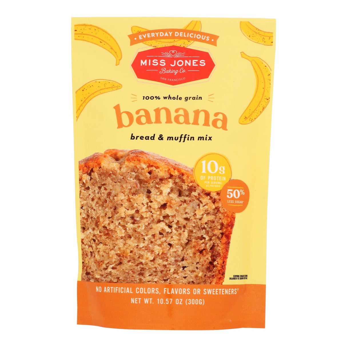 Miss Jones Baking Co. Evrydy Dlcs Banana Muffin (Pack of 6 - 10.57 Oz) - Cozy Farm
