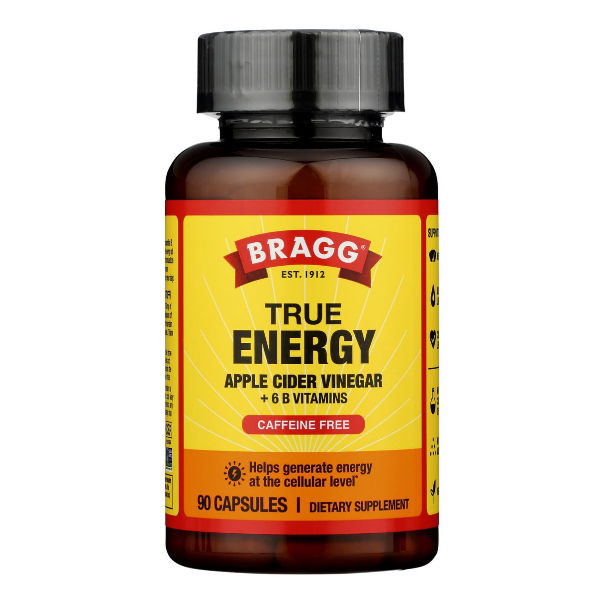 Bragg True Energy Apple Cider Vinegar Capsules (Pack of 90) - Cozy Farm