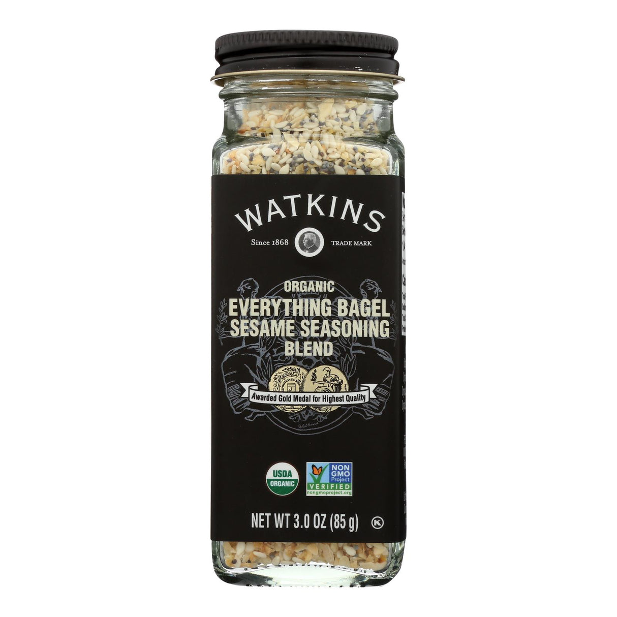 Watkins Seasoning Ever-Thyme Bagels Sesame - Case of 3 - 3 Oz - Cozy Farm