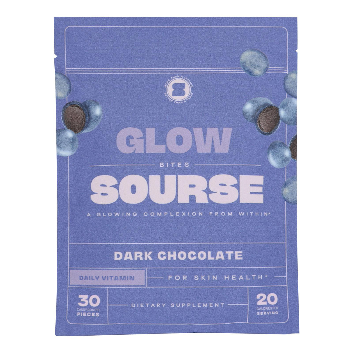 Glow Bites Vitamin Infused Chocolate, 6 Pack (2.2 Oz each) - Cozy Farm