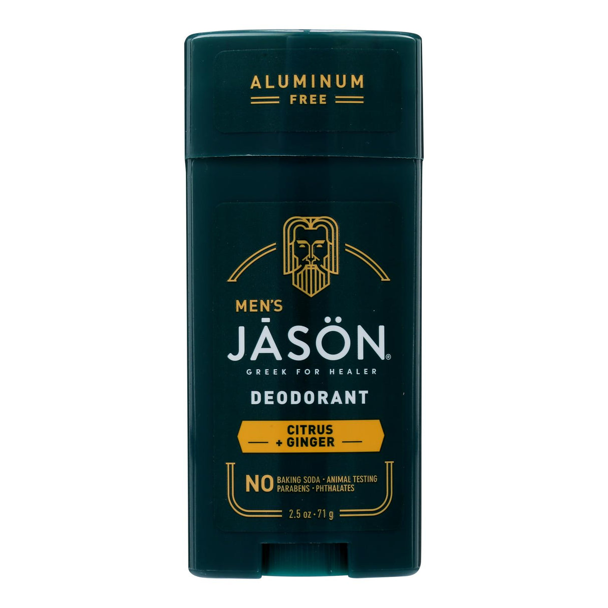 Jason Natural Deodorant Stick, Citrus Ginger, 2.5 oz Each - Cozy Farm
