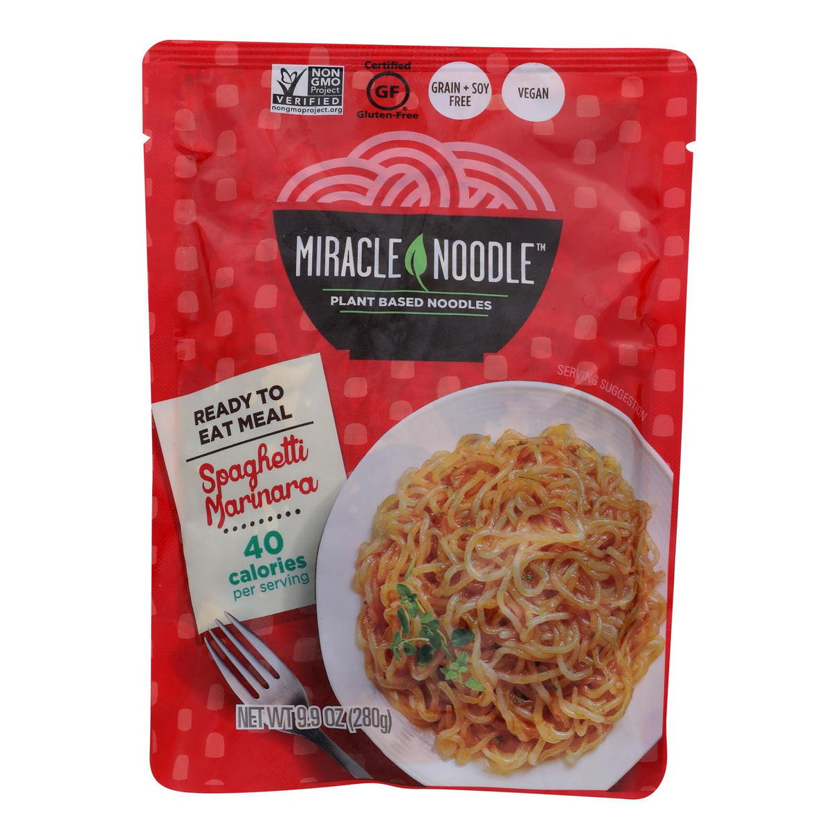 Miracle Noodle Shirataki Rte Meal: Spaghetti & Marinara Sauce (Pack of 6-9.9 oz Packs) - Cozy Farm