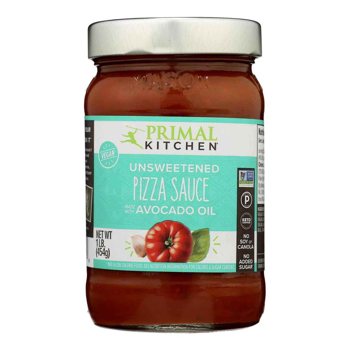 Primal Kitchen Unsweetened Avocado Oil Pizza Sauce (Pack of 6 - 16 oz) - Cozy Farm