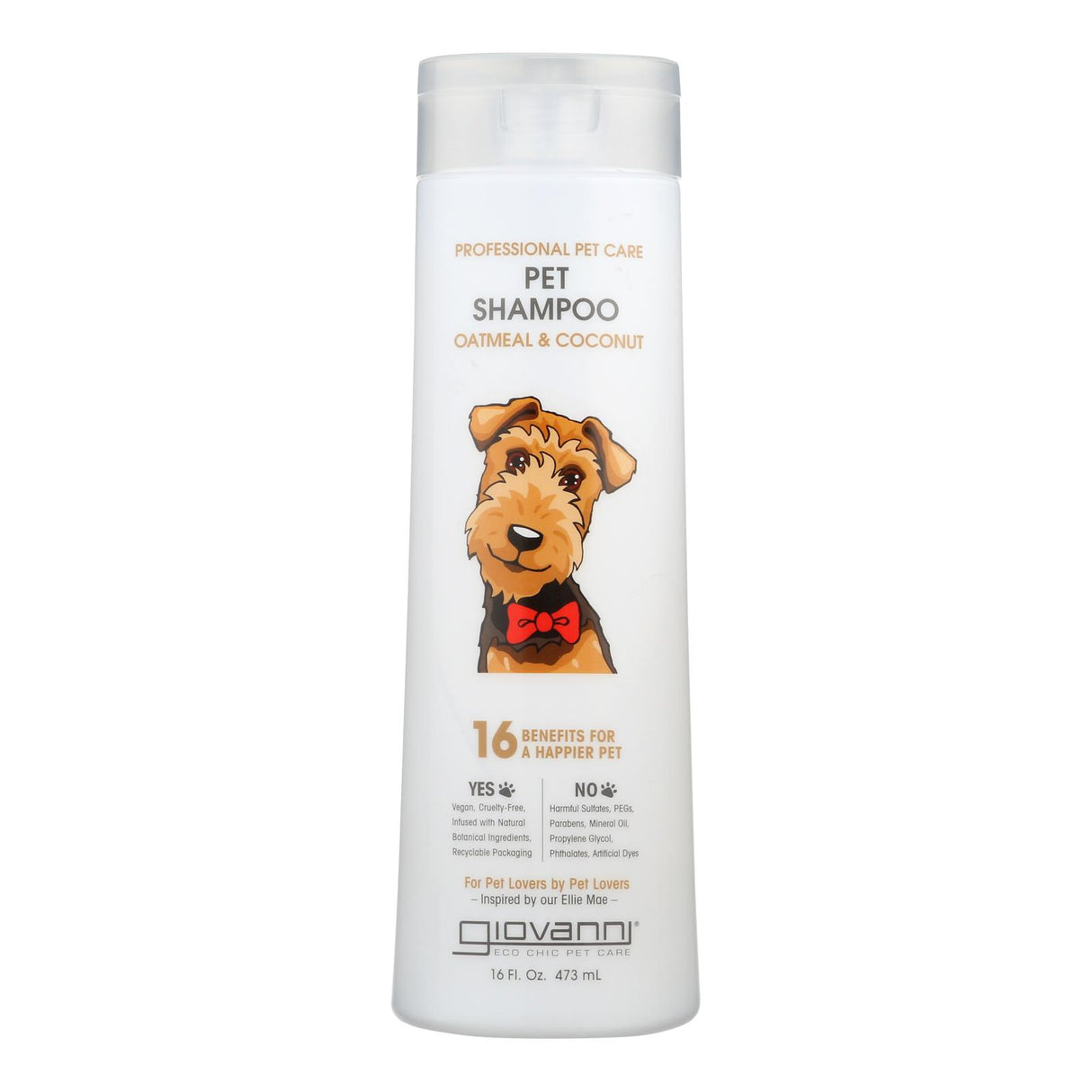 Giovanni Oatmeal & Coconut Pet Shampoo - 16 Fl Oz - Cozy Farm