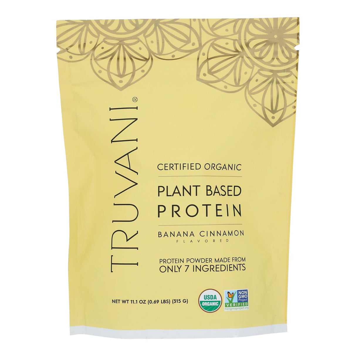 Truvani Protein Powder Banana Cinnamon 11.1 Oz - Cozy Farm