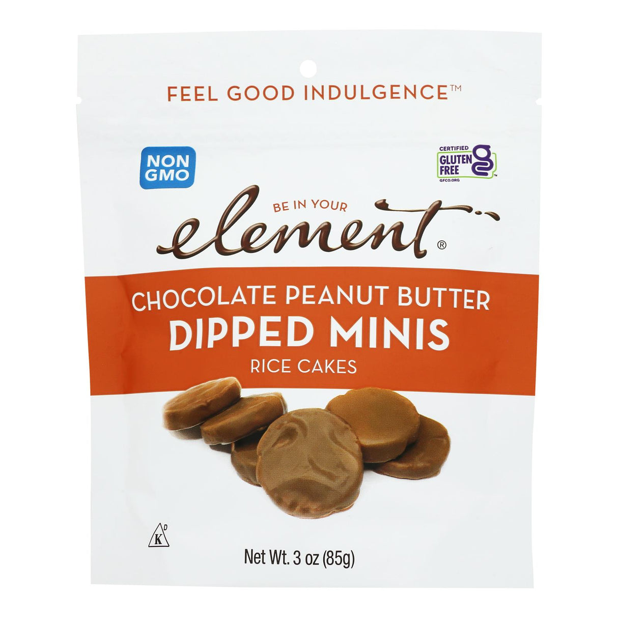 Element Rice Cake Minis Chocolate Peanut Butter 8-Pack (3 Oz Each) - Cozy Farm