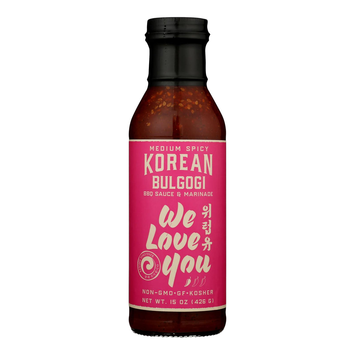 Kor BBQ Sauce: Pack of 6 - 15 Oz. Medium Spice - Cozy Farm