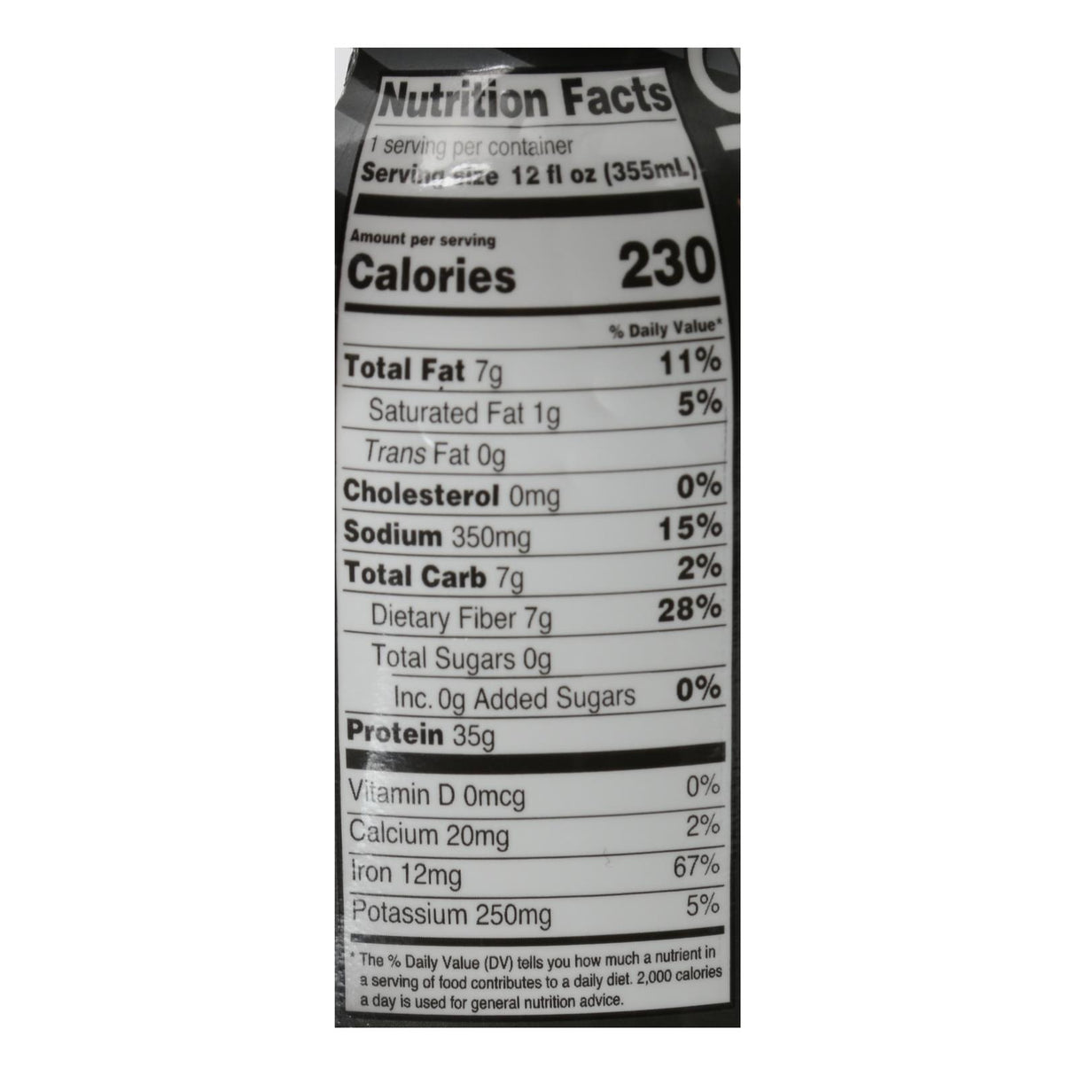 Only What You Need - Plant Protein Dark Chocolate Elite (12-12 Ounces) - Cozy Farm