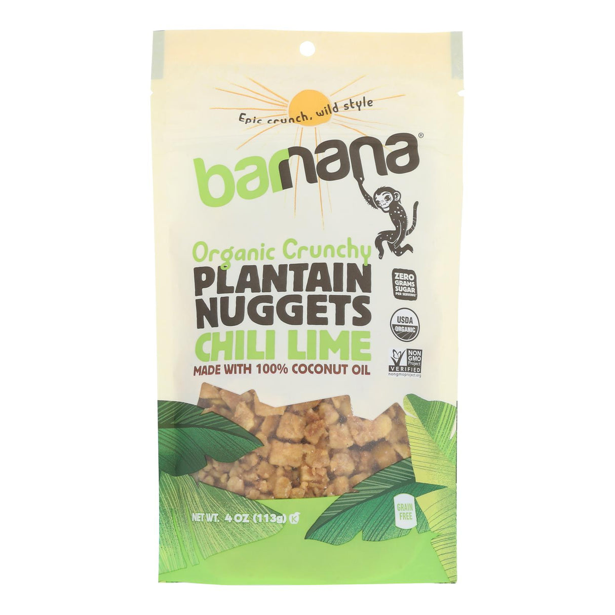 Barnana Plantain Banana Chips, Sweet and Savory, Light and Crispy Lime Lentil, Kosher Certified, Gluten-Free, Non-GMO (Pack of 6 - 4 Oz) - Cozy Farm