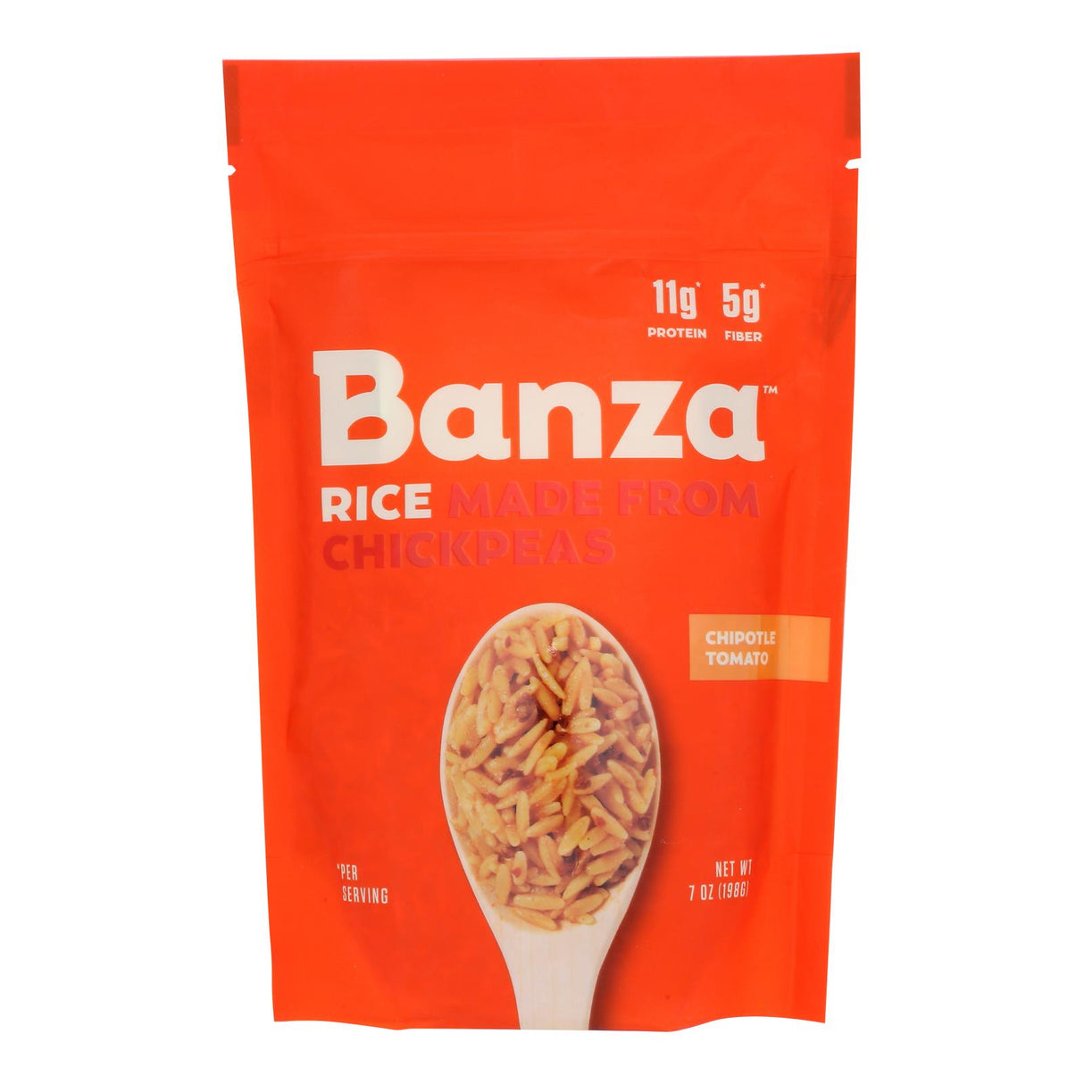 Banza Rice Chipotle Tomato Chickpea, 7 Oz (Pack of 6) - Cozy Farm
